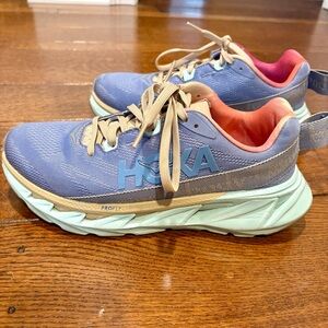 Hoka Women's Blue and Purple Running Shoes